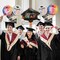 Graduation Party Balloons – 7-Piece Class of 2026 Congrats Grad Foil Balloon Set, Graduation Cap & Star Mylar Balloons for High School & College Graduation Decorations